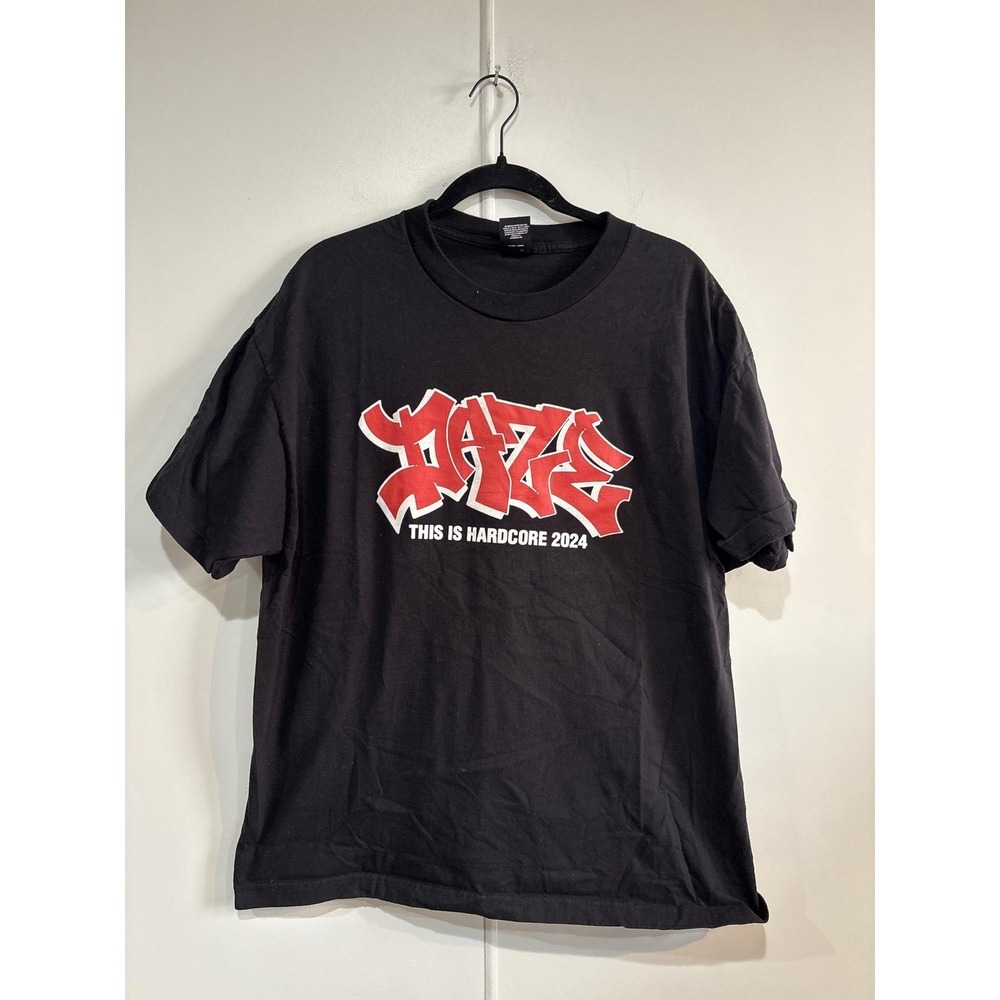 Daze This Is Hardcore Shirt Mens XL Black Hanes 2024 Band Tee T-Shirt Music